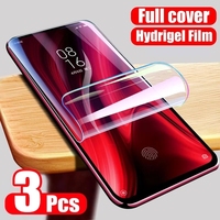 3PCS Hydrogel Film For Meizu M8 Lite M6 M5 Note 9 8 C9 Pro Film Screen Protector V8 X8 M8C M6S M6T M5S Safety Protective Film