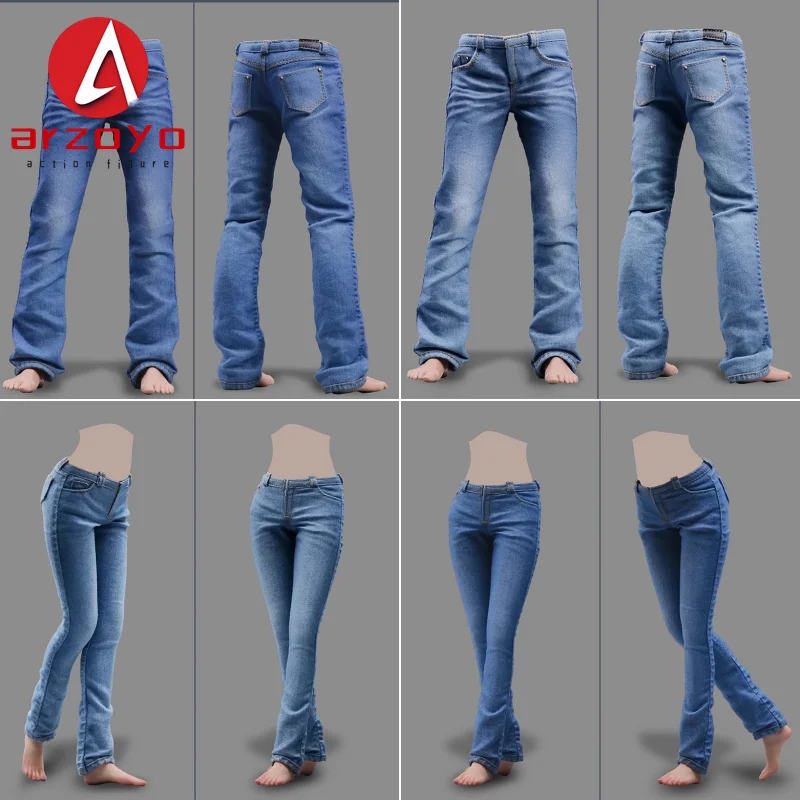 

VSTOYS 24XG108 24XG109 масштаб 1/6, стираная имитация джинсов, модель одежды для 12 дюймов, обычных мужских и женских солдат, экшн-фигурка, тело