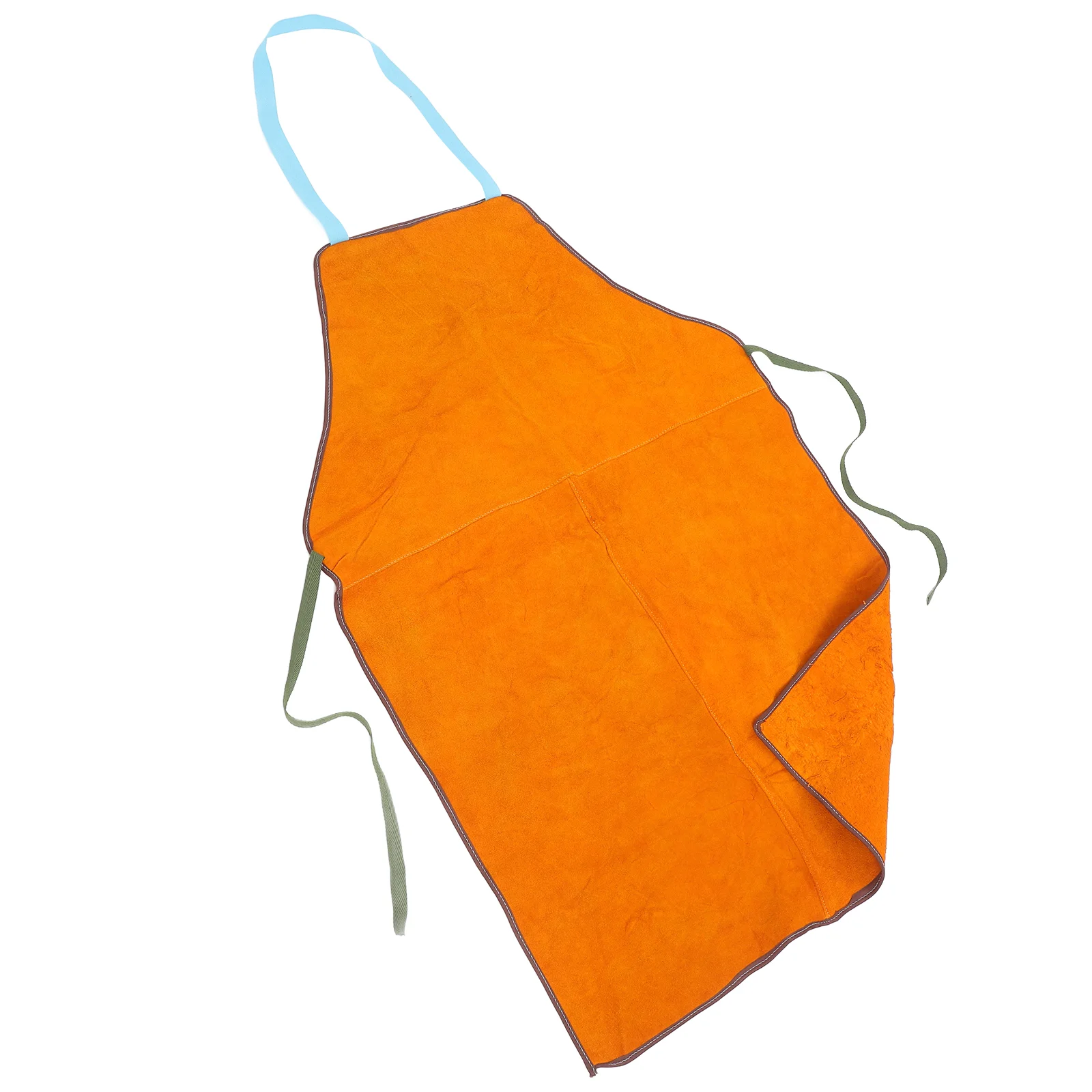 Apron Welding Working Clothes Bib Electric Grease Proofing Orange Protective Clothing Woman