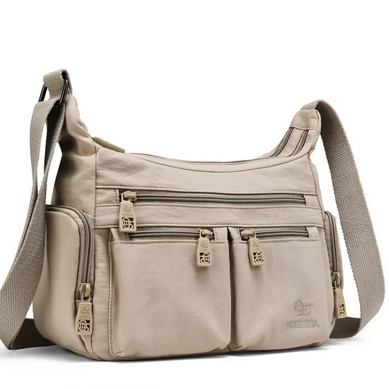 

1pcs Simple Solid Color Thick Fabric Shoulder Bag Adjustable Wide Strap Portable Storage Bag For School Trip Daily Essentials