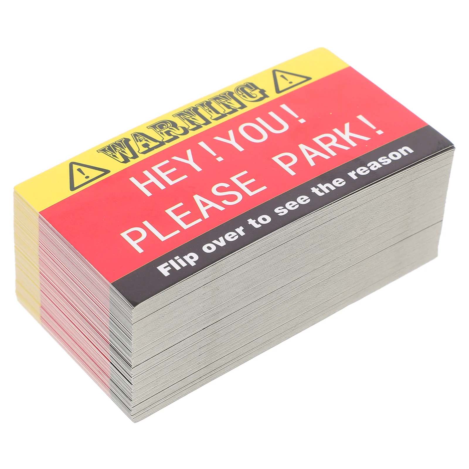 

100pcs Parking Violation Cards Funny Warning Bad Parking Cards Learn To Park Card For Mall Garage Yard Traffic Control Notice