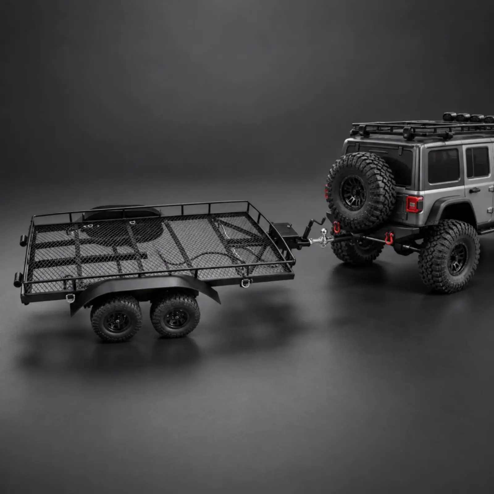 1/10 Scale RC Trailer Low-Slung 1/10 Scale RC Flatbed Trailer Adjustable