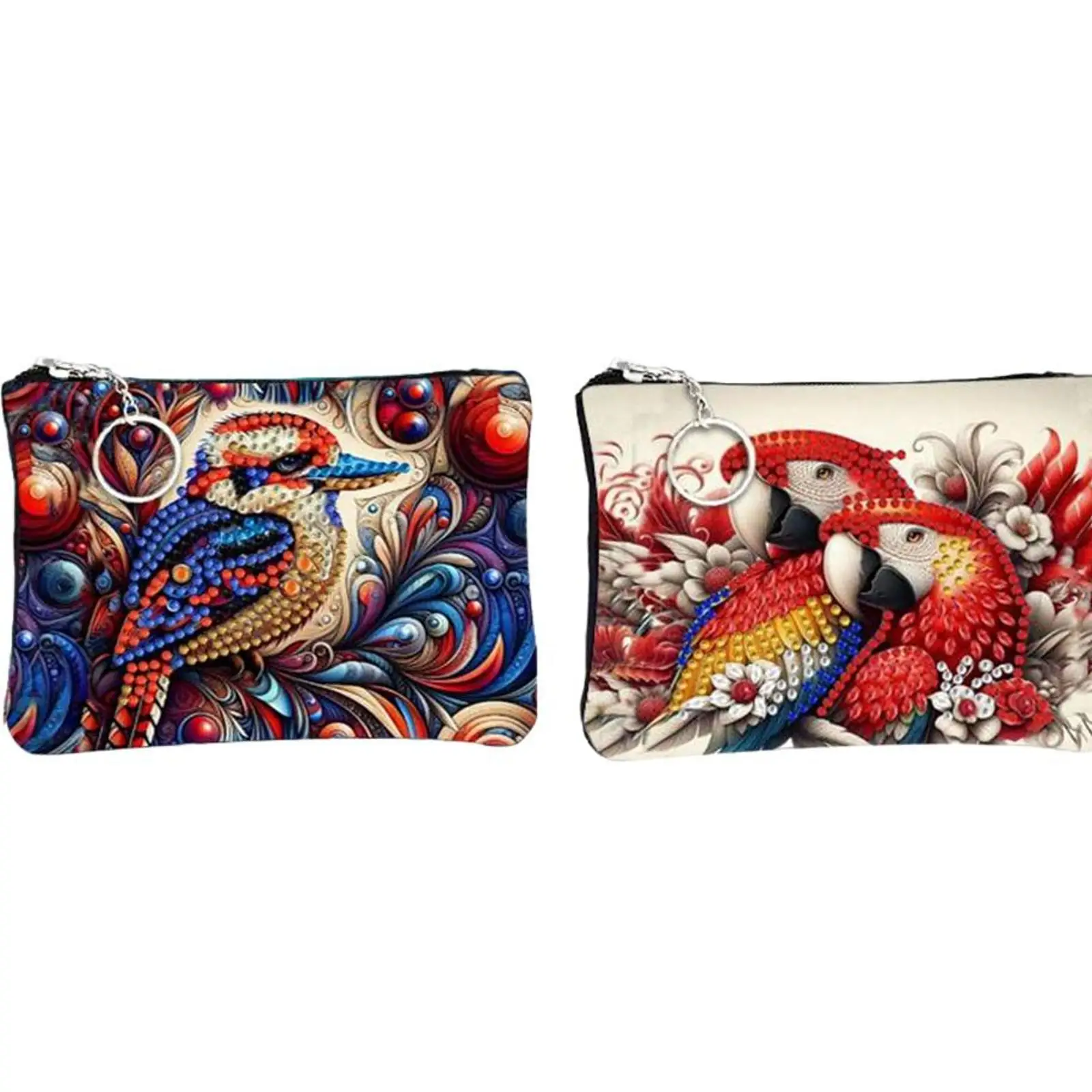 

DIY Diamond Painting Creative Rhinestone Handbag Large Capacity 5D Diamond Painting Coin Pouch for Cash Carry Daily Use Travel