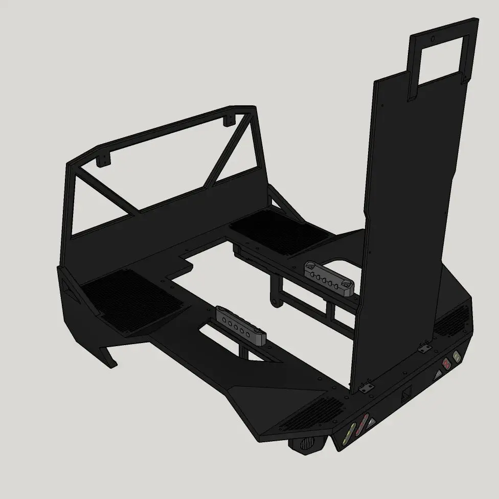 3d Printed RC4WD CCHAND Mojave Flatber For RC4WD TF2 Flated Bed