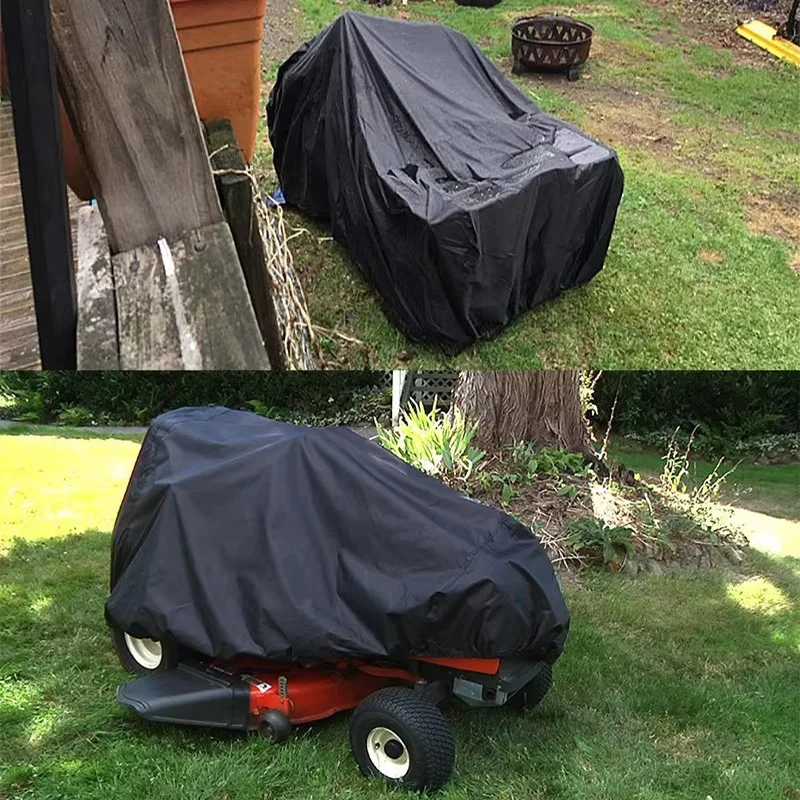 Grass Shoveling Cart Sunny Day Sun Protection Cover Rainy Day Rain Protection Cover Black Oxford Cloth