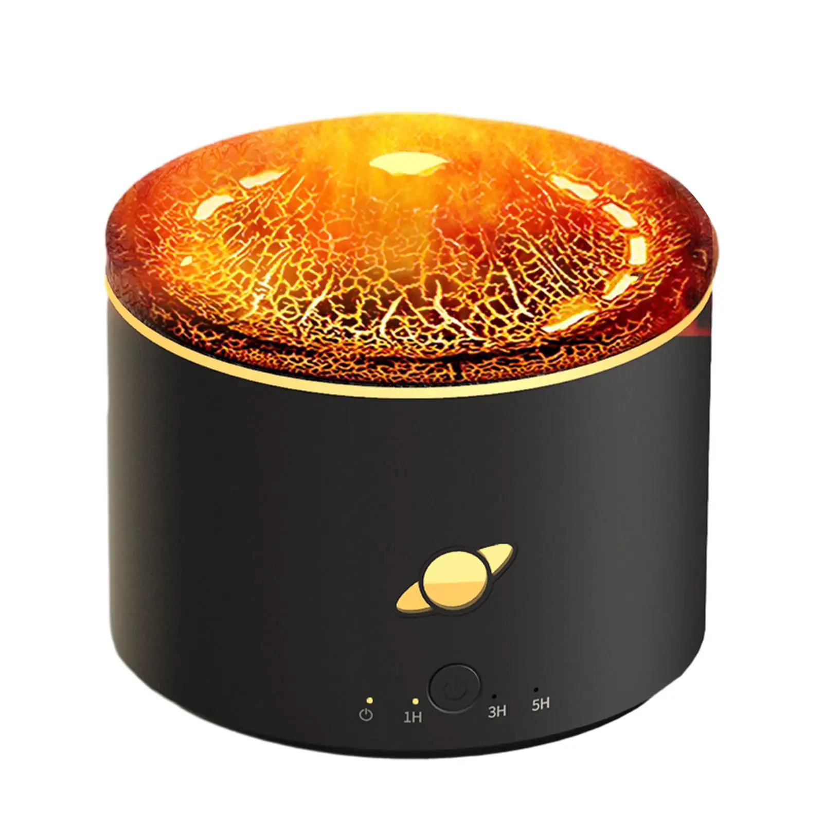 Flame Diffuser Humidifier Colorful Night Light Diffuser Volcano Humidifier Oil Diffuser for Home Office Mom