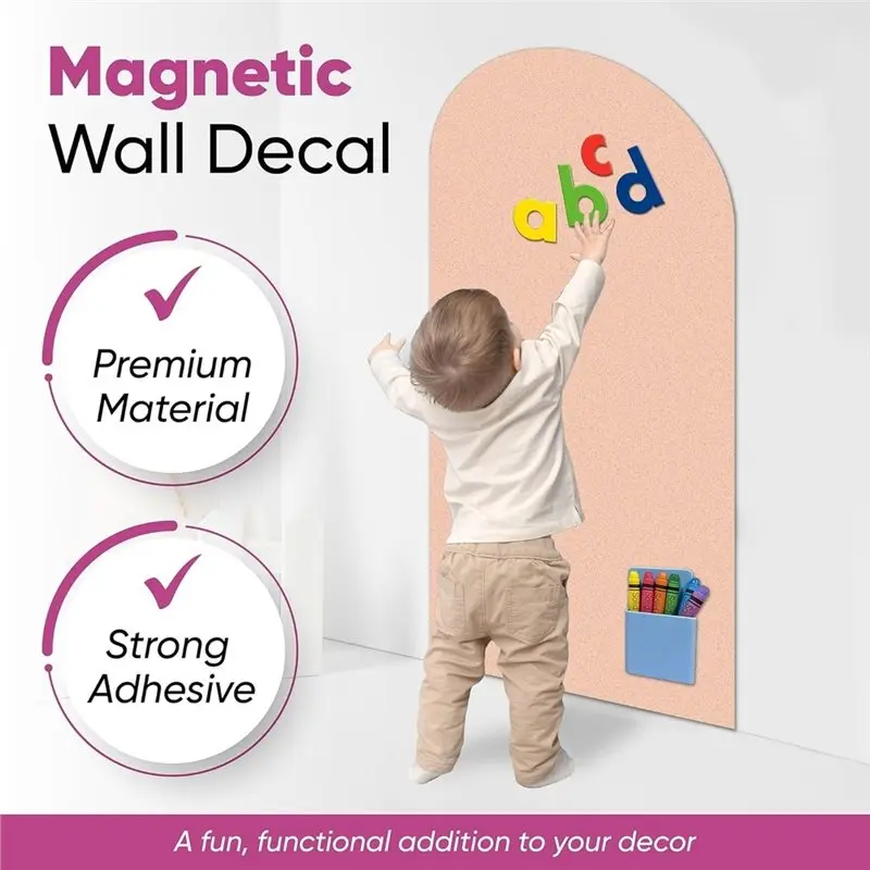 WORTHOWN-1 Set Magnetic Wall Stickers Magnetic Blackboard For Walls Magnetic Wall Stickers Magnetic Wall Panel