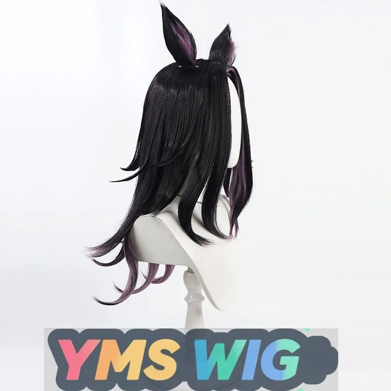 【MES WIG】Jockey Girl – perruque de Cosplay cheval Super extraordinaire, cuir chevelu réaliste, double couleur à l'intérieur et à l'extérieur avec des oreilles de même couleur