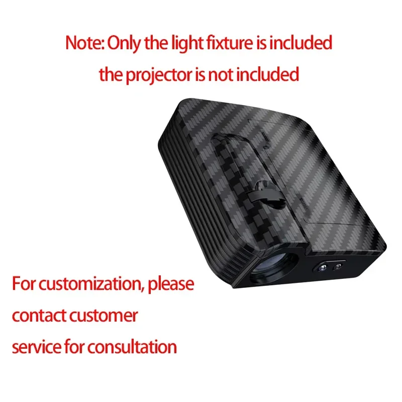 2PCS Customizable Wireless Led Car Door Lamp Welcome Projector Atmosphere Light Suitable Fit for All Models of Car Accessories