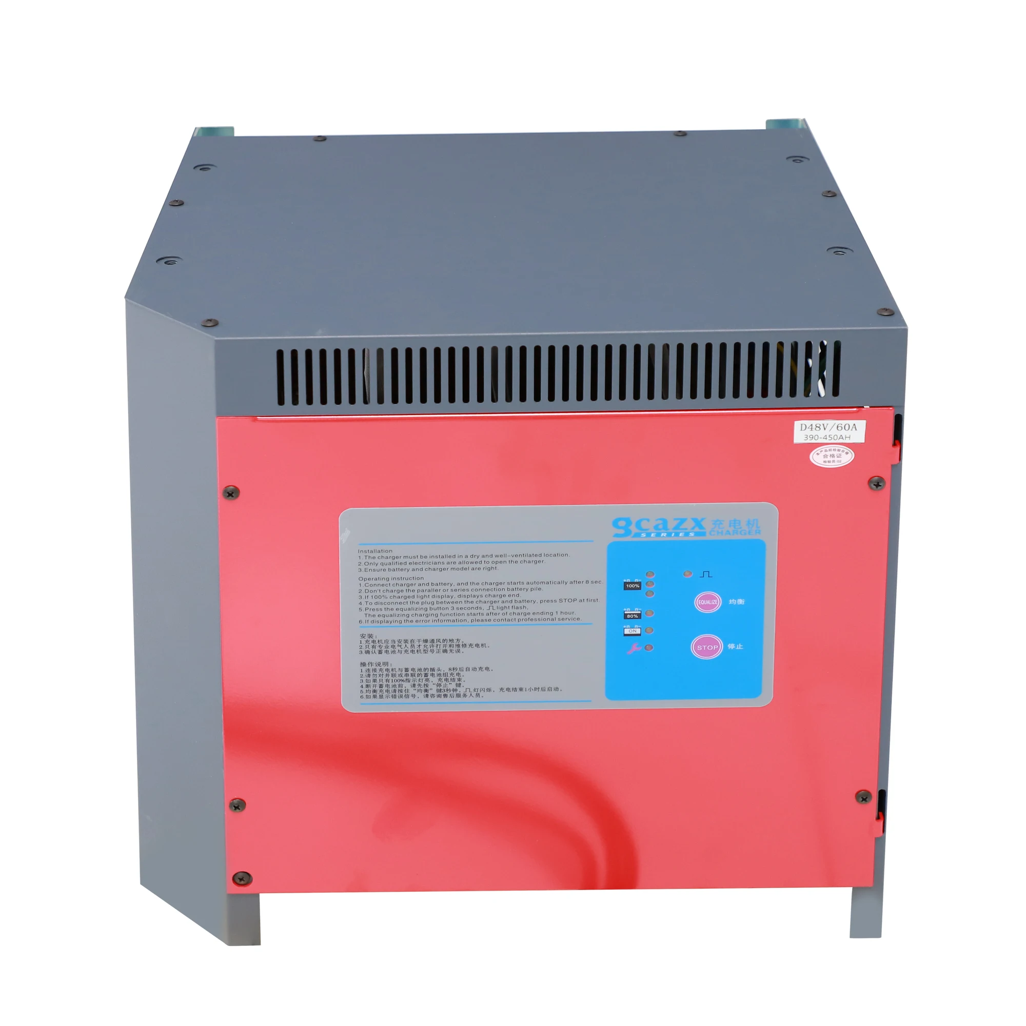 

48 Volt 60Amp 240V Single Phase Battery Charger for Forklift Walkie Stacker Lift