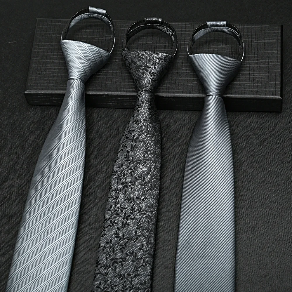 Tie for men, no tying, lazy man, zipper for marriage, business tie, professional dress, work stripe