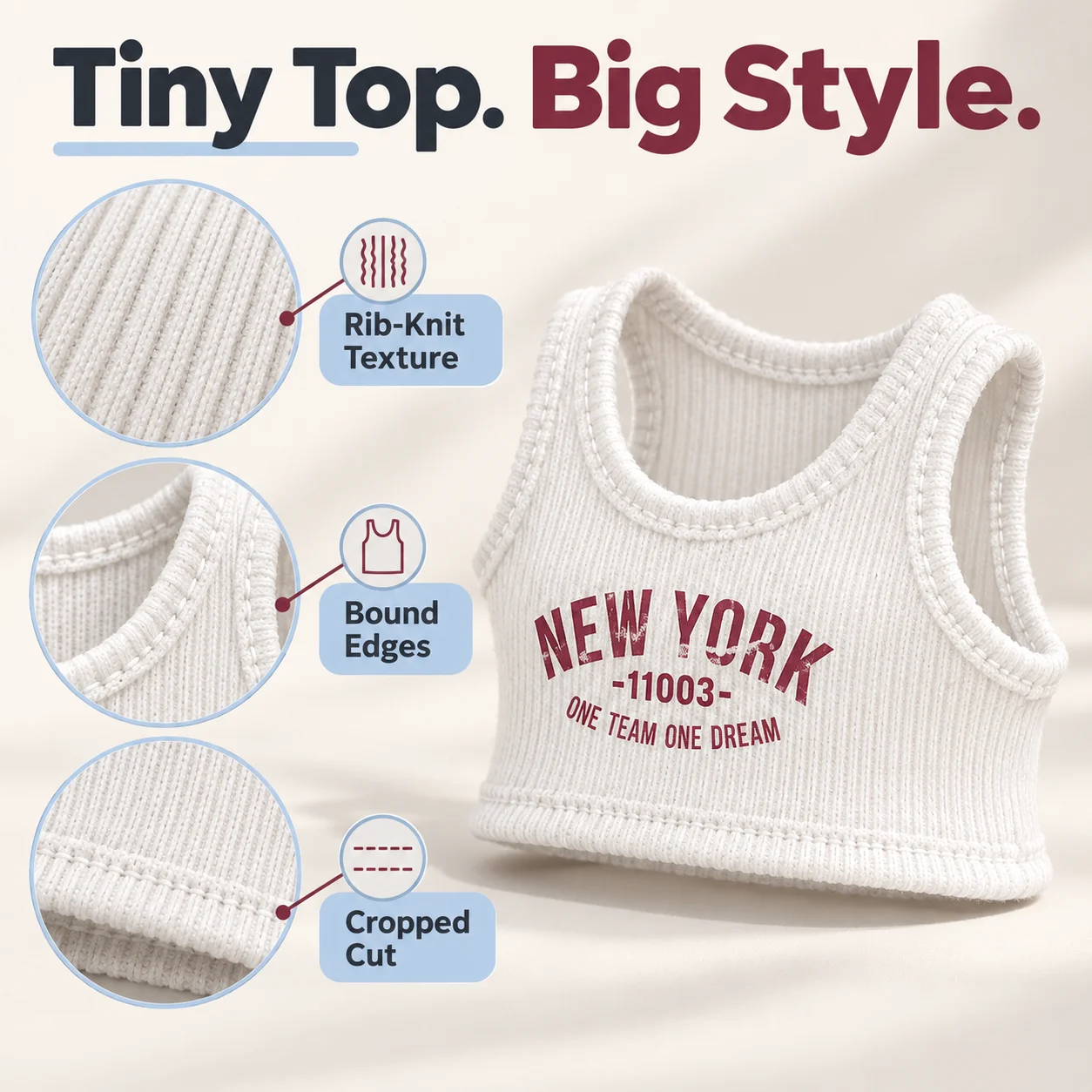 Blythe Ob24 Doll Clothes Hot Girl Printed Vest Light Nightmare Twin Electric Street Rice Sweet Four Baby Clothes