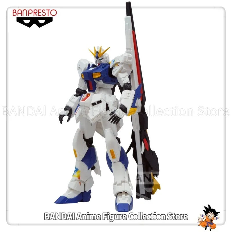 В наличии Оригинальная модель BANPRESTO Mobile Suit Gundam Chars Counterattack RX-93ff GUNDAM, готовая коллекционная игрушка.