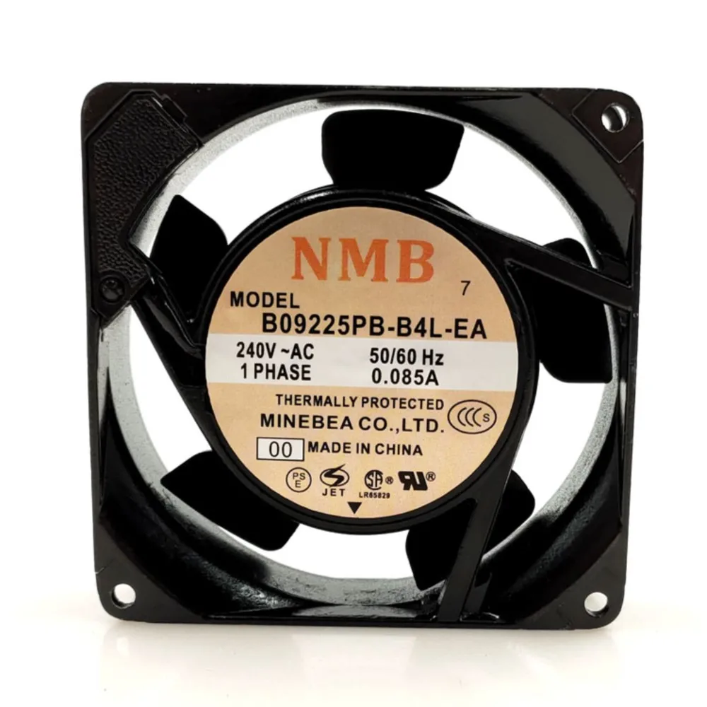 For B09225PB-B4L-EA 9025 240V 0.085A Aluminum Frame Fan, Reliable Cooling for Cabinets, Power Supplies, Electronics