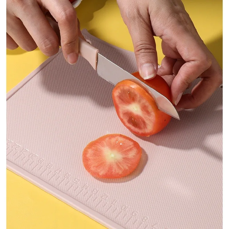 Versatile 2-in-1 Fruit Knife & Cutting Board: All-in-One Kitchen Tool for Camping & Food Prep – Efficient & Convenient