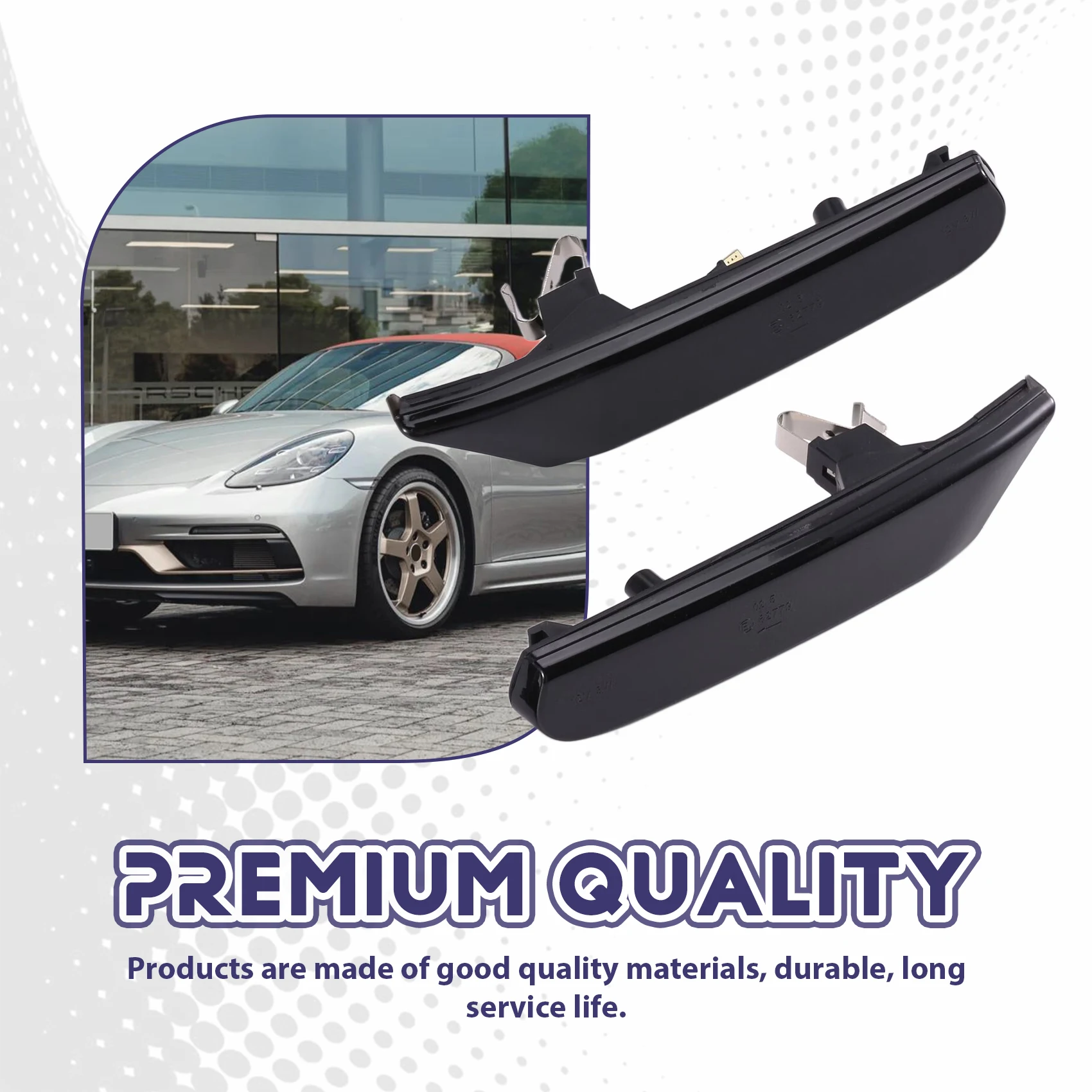 LED Side Marker Light For Boxster 986 996 911 Carrera Targa 1996-2004 99663103701 99663103702