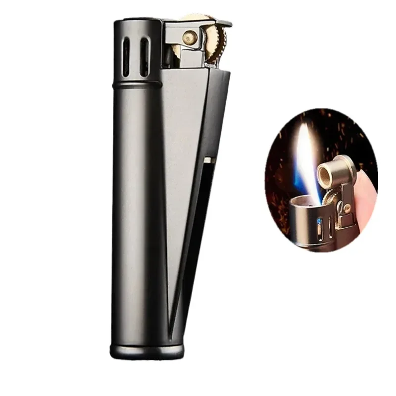 New Slim Vintage Portable Strap Durable Windproof Trench Kerosene Lighter Creative Holiday Gift Internet Celebrity Same Tool