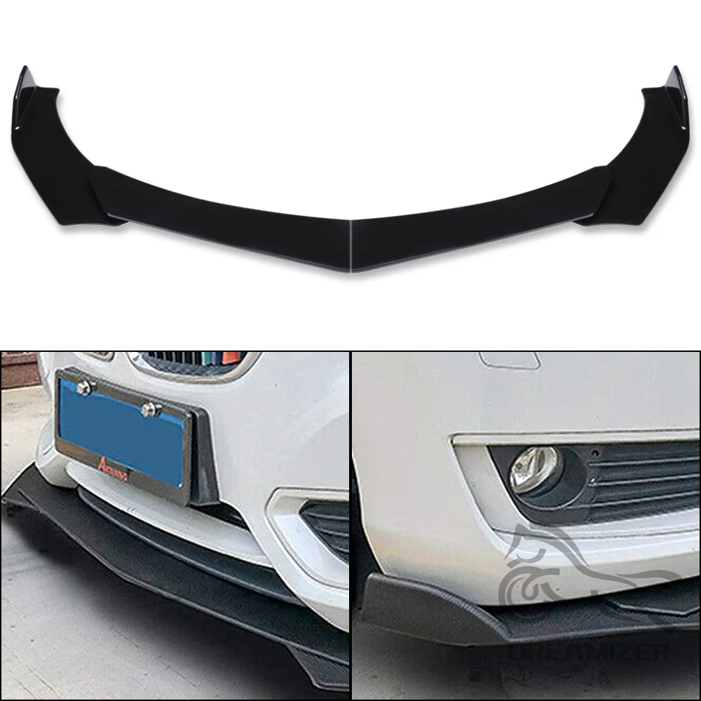 

Car Front Bumper Lip Body Kit Canard Lip Diffuser Splitter Spoiler Anti Scratch Guard For Hyundai For Veloster 2012-2020