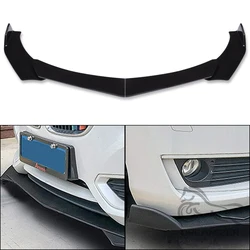 Car Front Bumper Lip Body Kit Canard Lip Diffuser Splitter Spoiler Anti Scratch Guard For Hyundai For Veloster 2012-2020