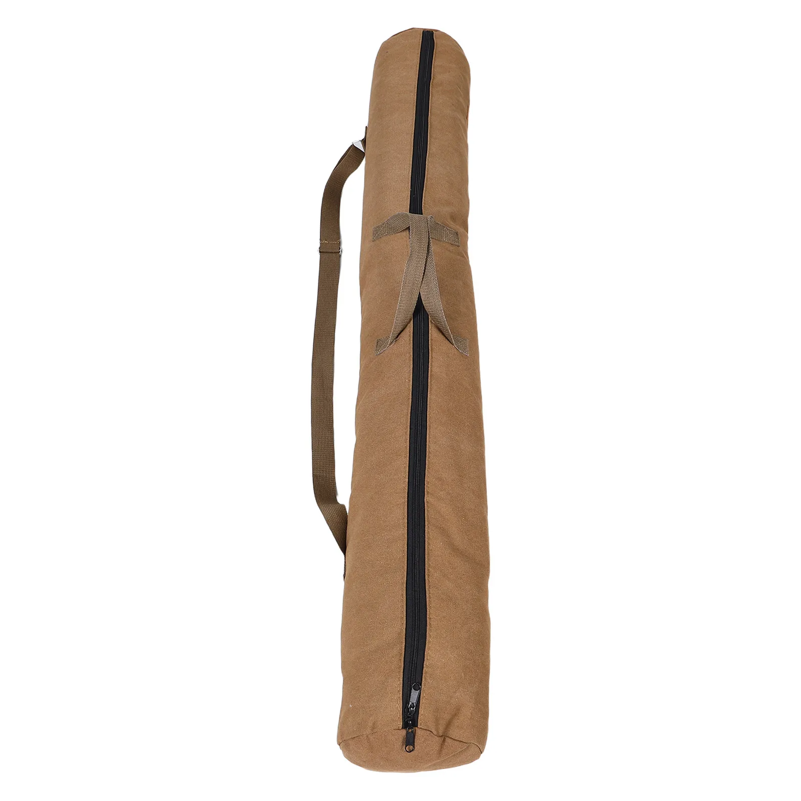 

Thickened Canvas Fishing Rod Bag Durable Water-Resistant Large Capacity Multi Rod Holder With Reinforced Zippers For Outdoor