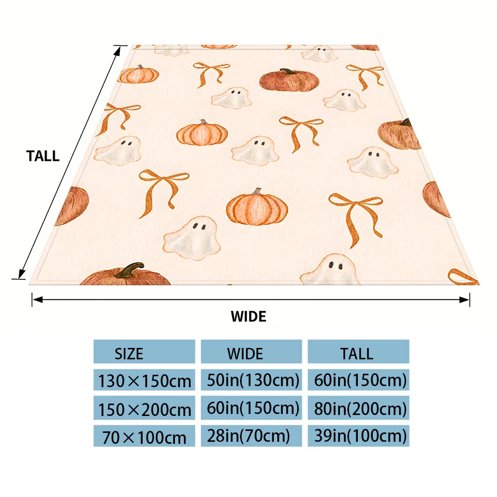 CCute Halloween Flannel Luxury Blanket, Lightweight And Comfortable Woolen Blanket, Ultra-Fine Fiber