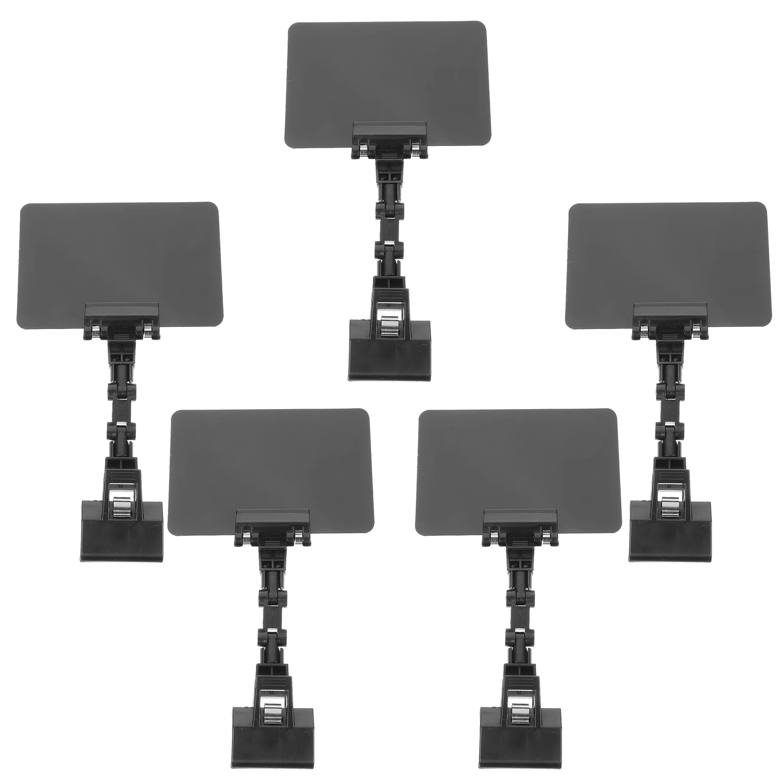 

5pcs Waterproof Price Tag Holder Sign Stand Pvc Display Rack For Store Supermarket Advertising Poster Stand Rack Stretchable