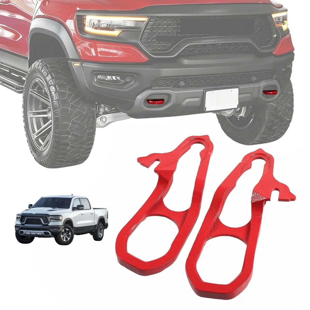 Front Tow Hook Fit for Dodge Ram 1500 2019-2025 | Heavy Duty Towing Recovery Hook | Direct Bolt-On Installation