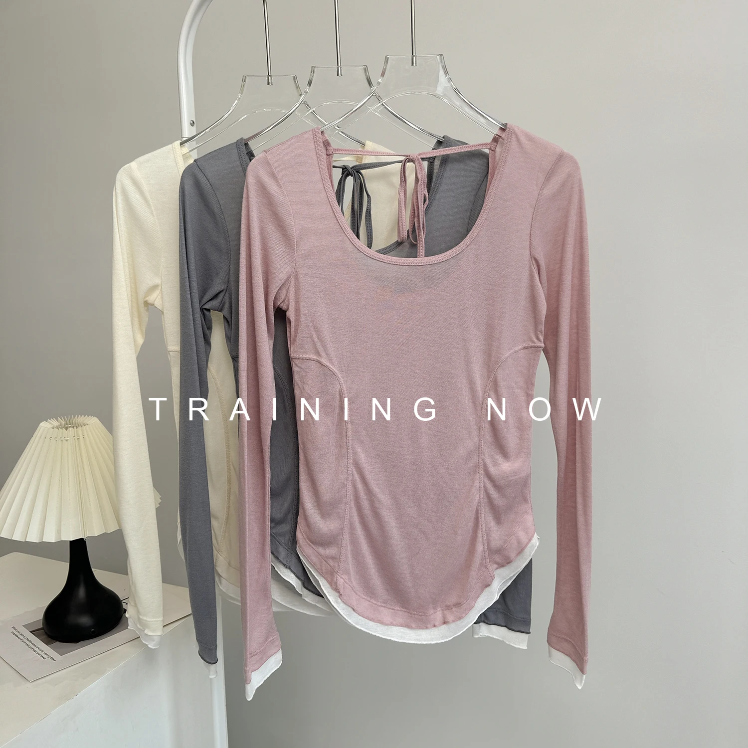 

Новая женская дышащая одежда для йоги с длинными рукавами для фитнеса, блузка, тонкий облегающий спортивный топ, тренировка для пилатеса, бега