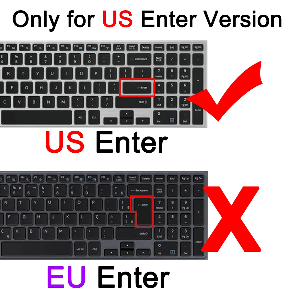 غطاء لوحة المفاتيح لهاتف سامسونج جالاكسي Book Book5 Book4 Book3 Book2 Pro 360 Flex Ion Go Edge S حافظة حماية من السيليكون للكمبيوتر المحمول