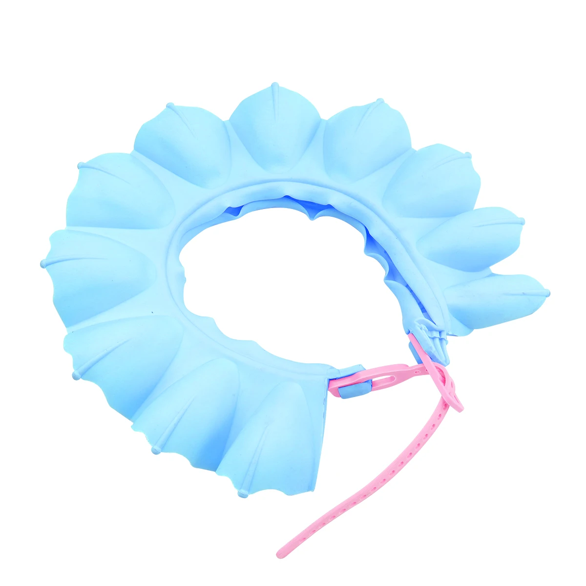 

Waterproof Baby Shower Cap Durable TPE Material Kids Bathing Infant Hair Wash Easy Wear Double Protection