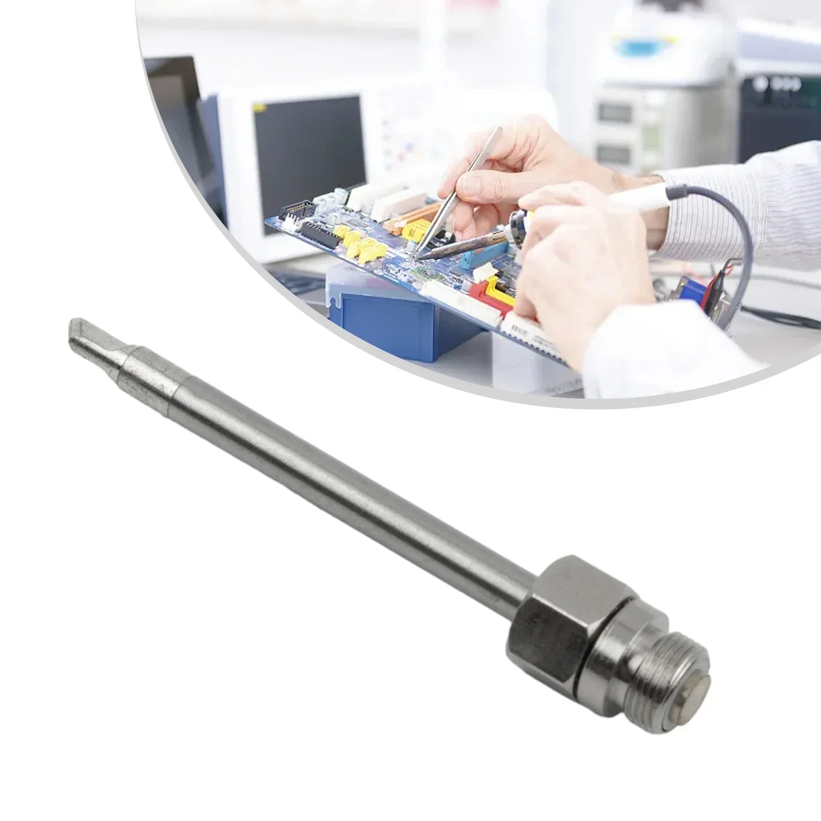 Soldering Tools Replacements Soldering Tip Welding Head B/C/K Type Rechargeable Silver Plating Wireless Charging
