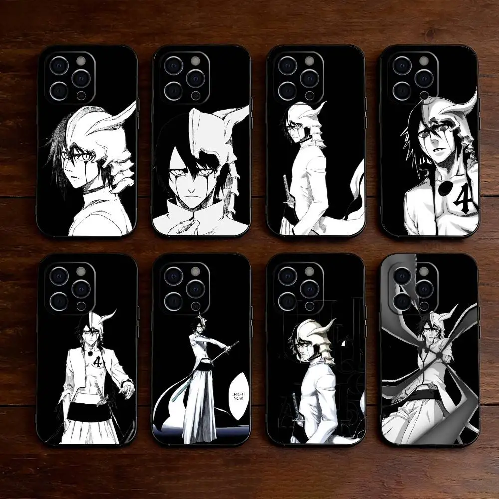 Чехол для телефона Ulquiorra Cifer B-Bleach M-Manga для iPhone 17, 16, 15, 14, 13, 12, 11 Plus, Pro Max, XS, мягкий силиконовый, черный