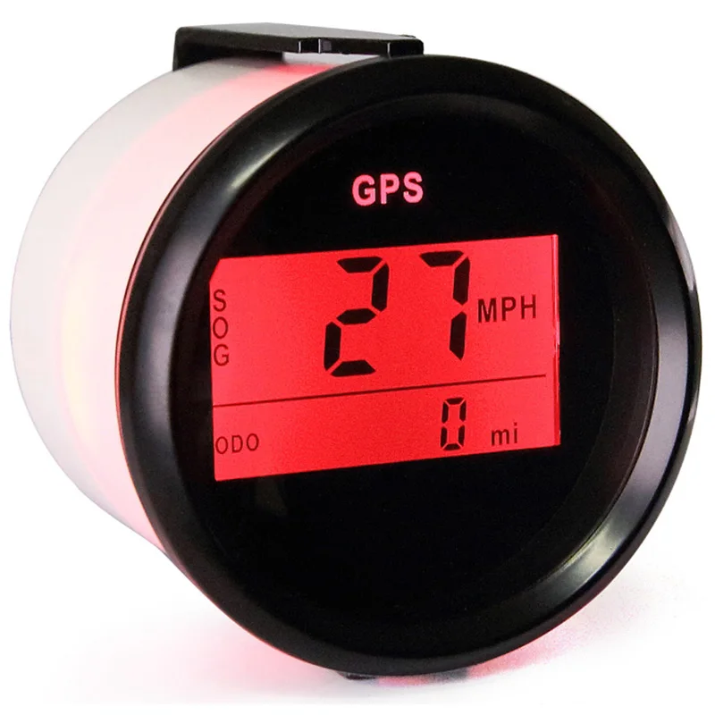 

Free Shipping Auto 52mm GPS Speedometers Modified 0-999Km/H MPH Knots Display Digital Speed Mileometers Odometers with Antenna