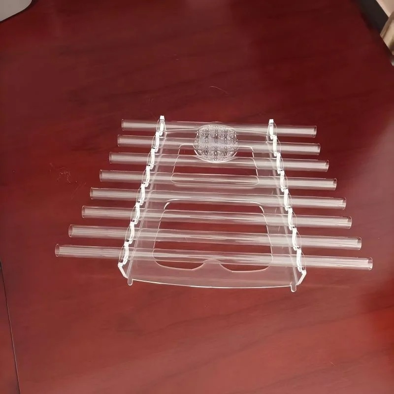 High-end 7-string Crystal Harp Set Meditation Sound Therapy Percussion 432Hz Seven-string Chime with Hammer
