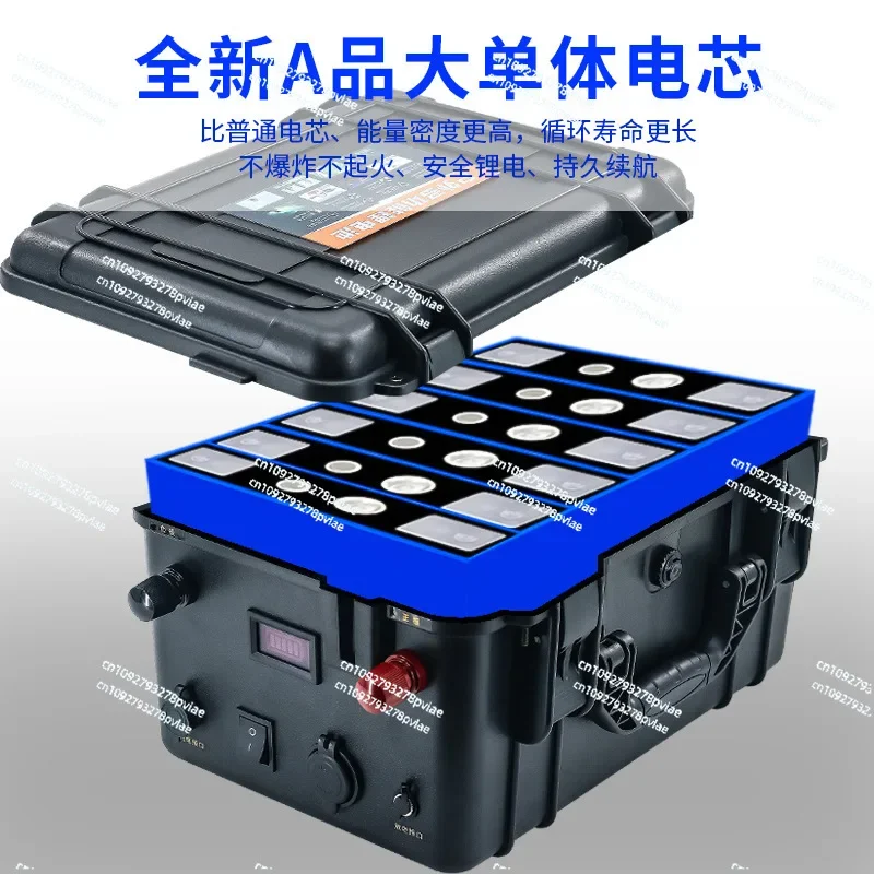 Lithium battery 12V full capacity 100ah high power propeller outdoor lithium battery