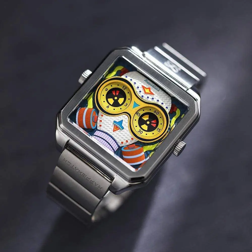 Happie Watch  for Couple Luxury Women/Men Wristwatch Waterproof Golden Clock Quartz Stainless Steel Fashion Men Ladies Watch