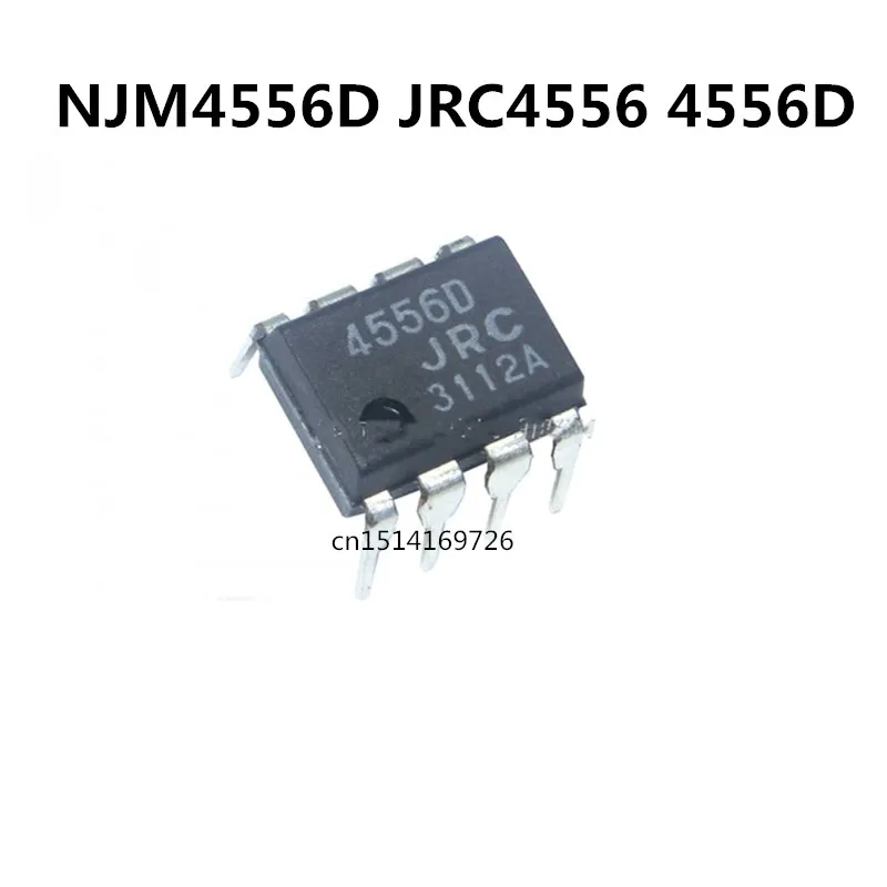 Original 10pcs / NJM4556D JRC4556 4556AD JRC4556AD 4556D  DIP-8