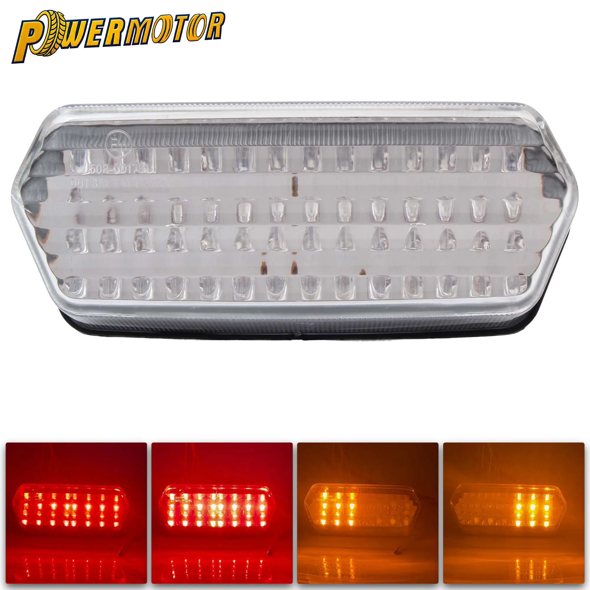 

Motorcycle 12V LED Tail Light Assembly For Honda Grom MSX125 CB CBR 650F CTX700N 2013-2016 Turn Signal Brake Lamp Taillight