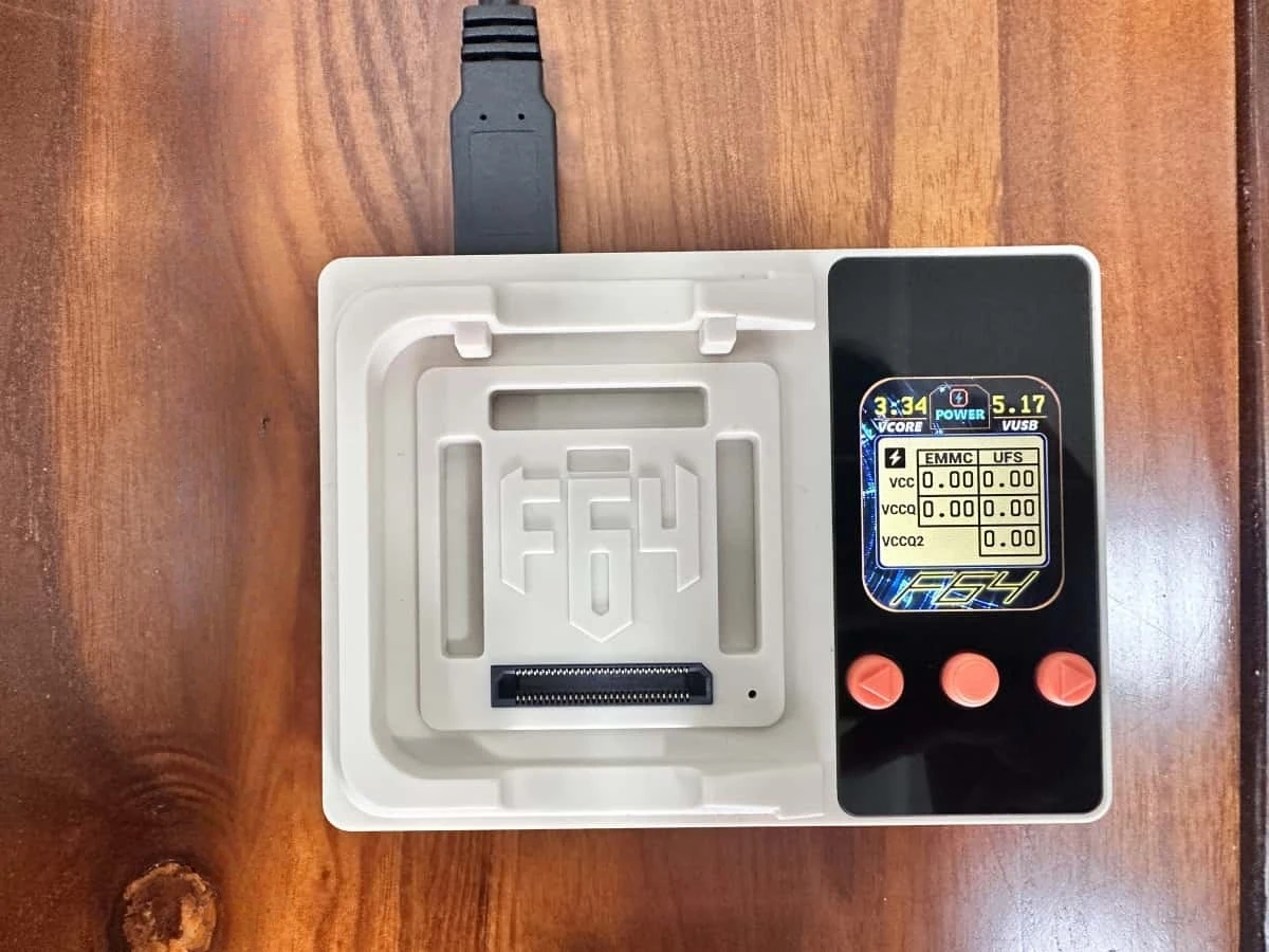 F64 ULTRA FLASH 64 LITE + eMMC 4 en 1 + UFS 153 + UFS 254 + UFS 297 F64 Caja Jtag Flash64 para Z3X Easy JTAG Plus Box AA