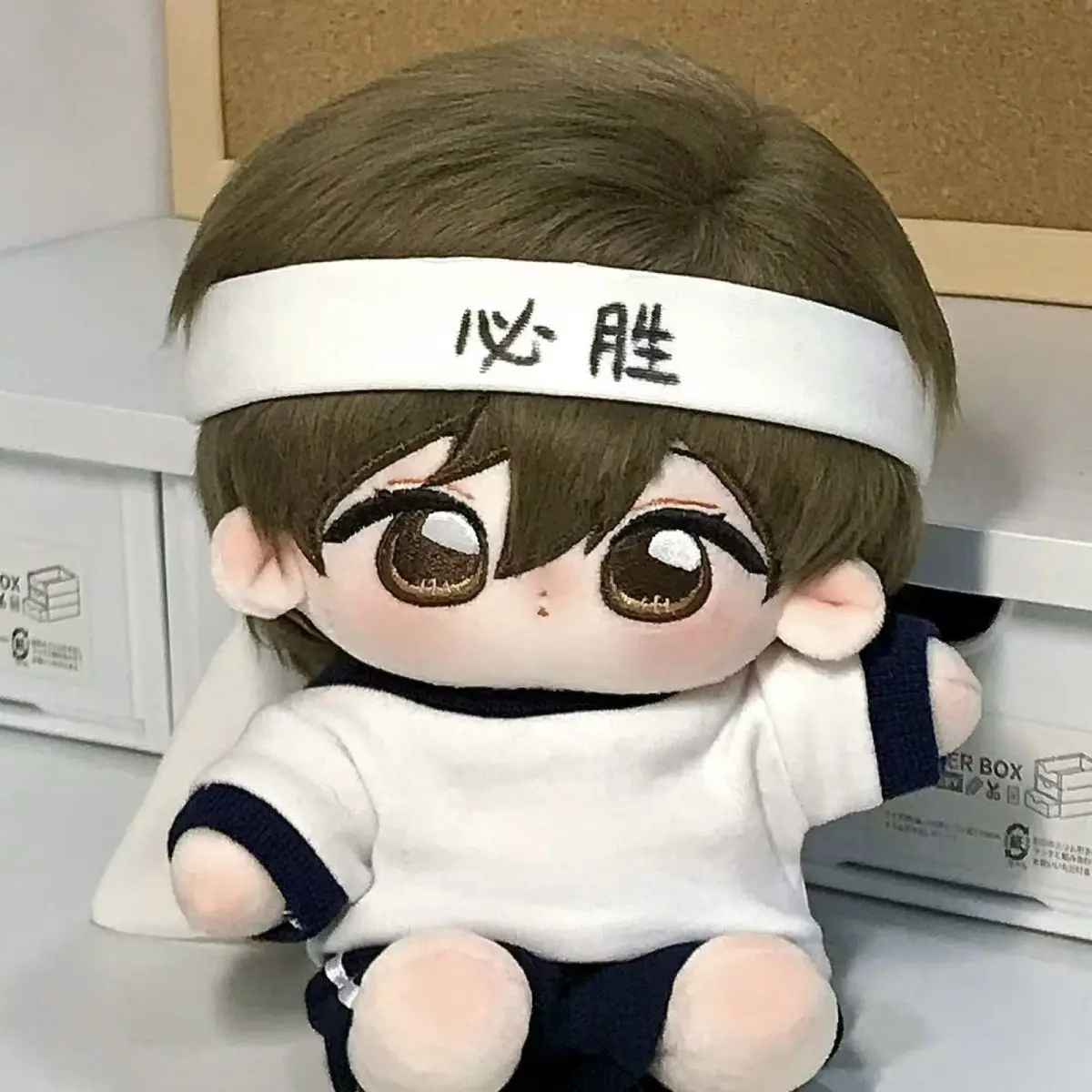 Handsome Anime Boy Fujioka Haruhi Plush Cotton Doll Body 20CM Cute Figures Dress Up Plushie Toys Pillow Xmas Gift