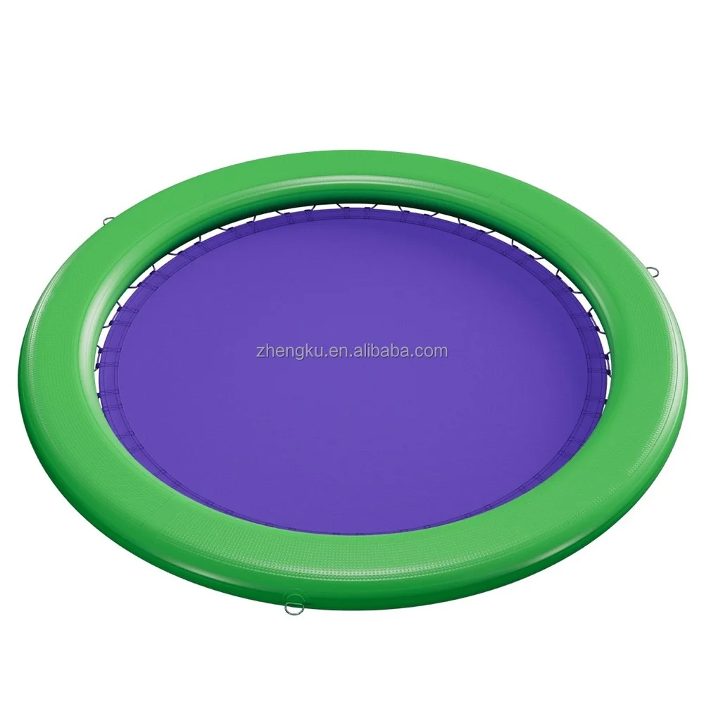

Round Inflatable Lake Float Ring Water Party Floating Island & Hammock