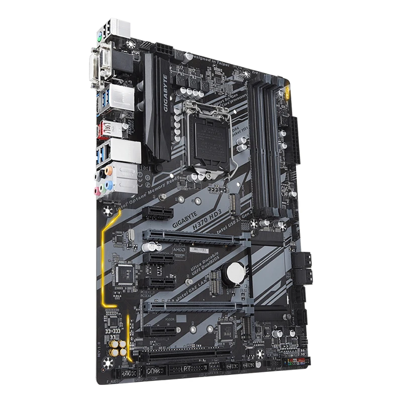 Imagem -04 - Gigabyte-placa-mãe Desktop Ultra Durável Chipconjunto Intel Soquete h4 Lga1151 Hd3 Hd3