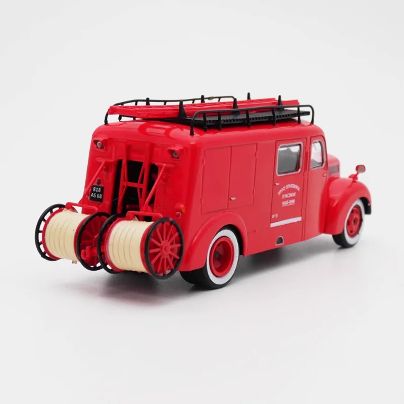 Ixo diecast escala 1:43 barbatana tubincendie liga modelo de motor de incêndio produto acabado simulação brinquedo coleção ornamento estático
