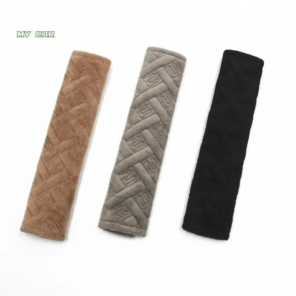 

Comfortable Car Seat Belt Cover Universal Adjustable Seat Belt Shoulder Pad Soft Plush Ornament Seat Belt Protector Car-styling
