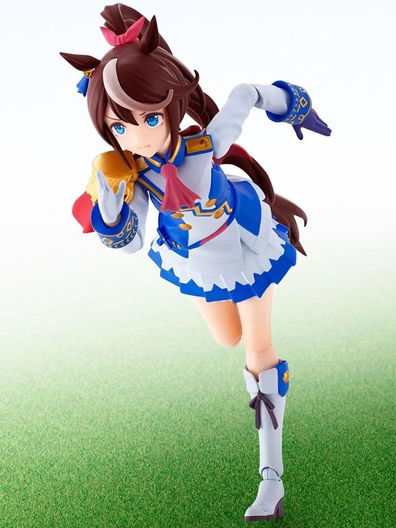 バンダイ本物の SHF ウマ娘プリティーダービー特別週間ライスシャワー Tokai Teio アクションアニメフィギュアおもちゃギフトモデル装飾品