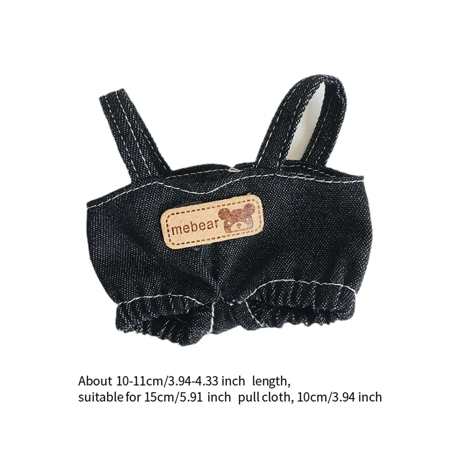 Completo per bambola di peluche da 15 cm con tuta e accessori per giochi creativi