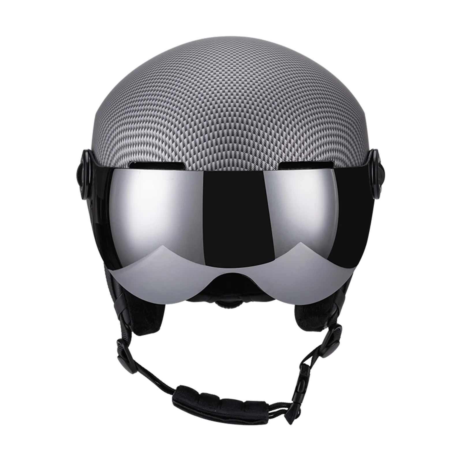Casco sportivo da neve Casco da sci Uomo Donna Casco da bici per adulti Casco da snowboard multifunzionale per circonferenza della testa di 59-61 cm