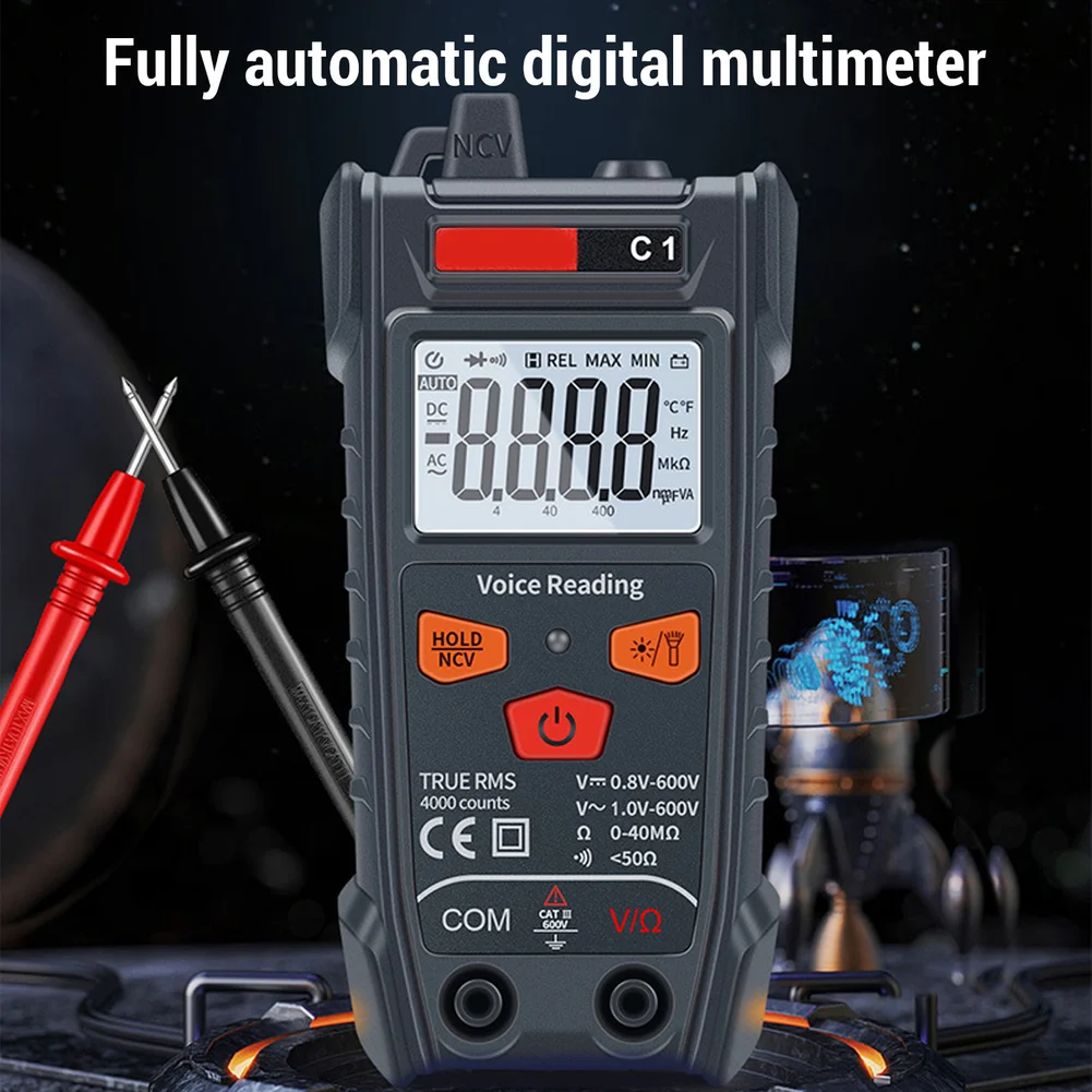 For Automotive Circuits AC DC Voltmeter Digital Multimeter Home Troubleshooting Non Contact Voltage Testing Tool