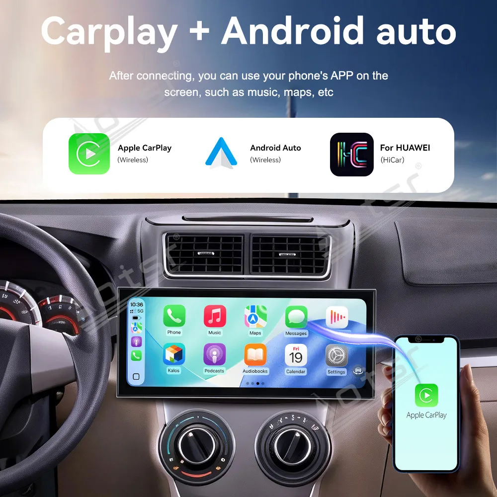 CarPlay 15.8’’ Android 15 For Toyota Daihatsu /Avanza  2011-2019 Car gadgets Car GPS Navigation HD Screen Multimedia Player Head