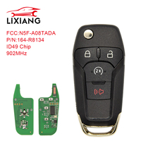 LIXIANG  4 Buttons 902MHz ID49 Chip for Ford F-150 F-250 F-350 2015 2016 2017 2018 2019 2020 Auto Flip Remote Key Fob N5F-A08TDA